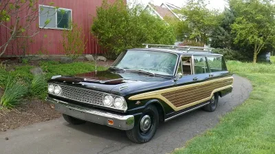1963 Ford Fairlane Squire station wagon