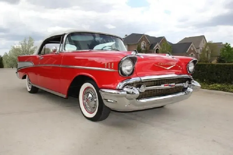 1957 Chevrolet Bel Air/150/210 Convertible Red