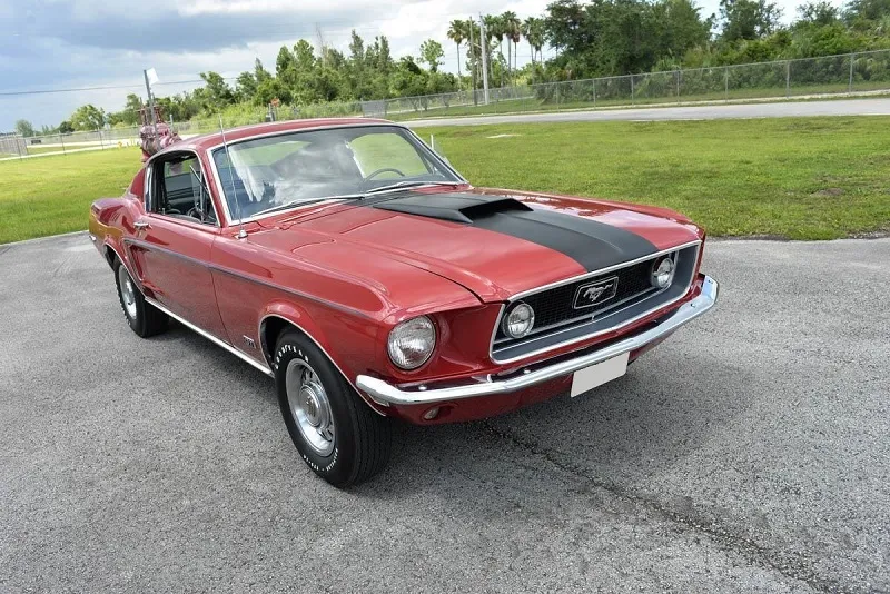 1968 Ford Mustang Fastback GT R code